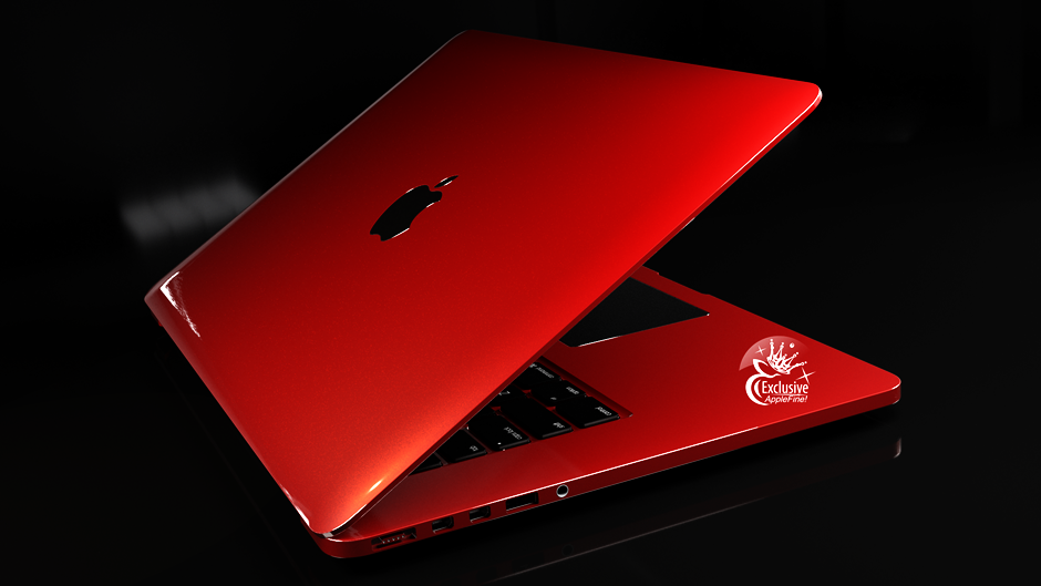 Купить эксклюзивный MacBook Pro красный